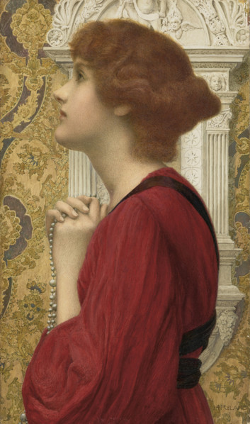 The guarded flame. Creator: Ryland, Henry (1856-1924).