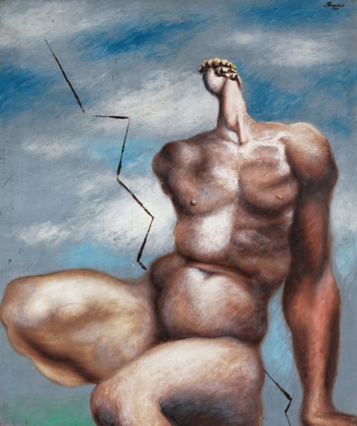 The Wrath of Achilles, 1930. Creator: Savinio, Alberto (1891-1952).