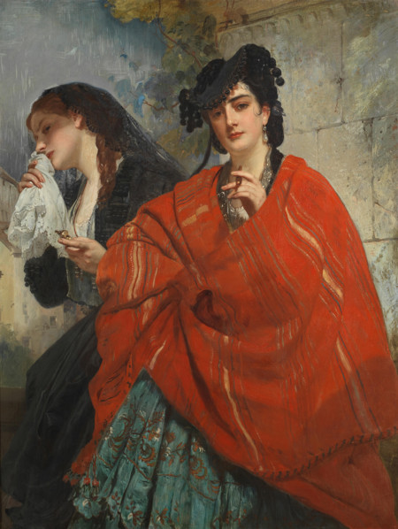 The Five Senses: Smell, c1865. Creator: Schlesinger, Henry Guillaume (1814-1893).
