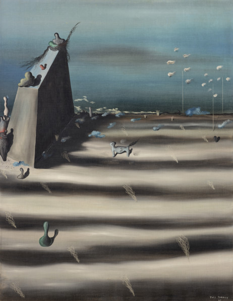 Un grand tableau qui représente un paysage, 1927. Creator: Tanguy, Yves (1900-1955).