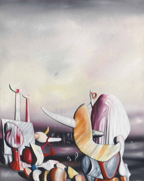 L'Arc volant (The Speeding Bow), 1945. Creator: Tanguy, Yves (1900-1955).