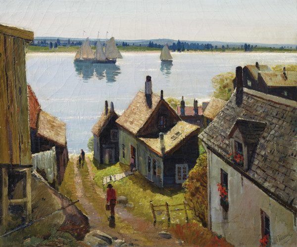 Rooftops, Gloucester. Creator: Thieme, Anthony (1888-1954).