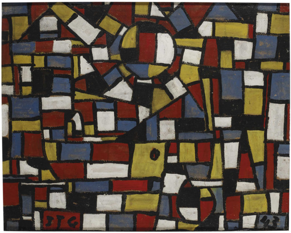 Arte constructivo, 1943. Creator: Torres-García, Joaquín (1874-1949).
