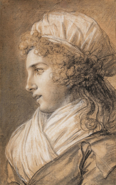 Yolande Martine Gabrielle de Polastron, Duchess of Polignac (1749-1793), c1790. Creator: Vigée Le Brun, Louise Élisabeth (1755-1842).