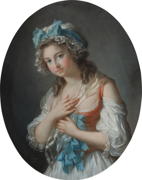 Portrait of Duchesse de Guiche, née Aglaé de Polignac (1768-1803), 1784. Creator: Vigée Le Brun, Louise Élisabeth (1755-1842).