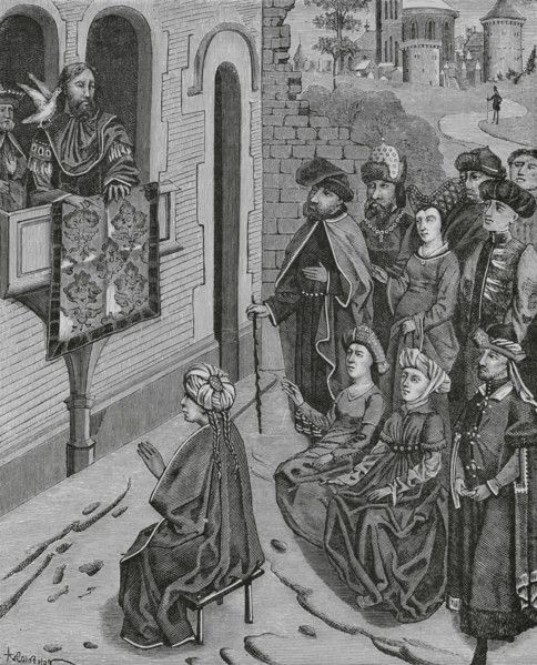 How Heraclius turned the Jews out of Jerusalem, 135 AD, (15th century), (1878).  Creator: Unknown.