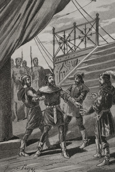 Prison of Juan of Lauria, 1299, (1890). Creator: Joan Serra y Pausas.