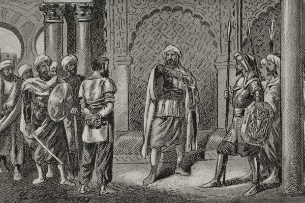 Ali ibn Hammud al-Nasir, (d. 1018), Sixth caliph of the Caliphate of Córdoba (1016-1018), 1890.  Creator: Joan Serra y Pausas.