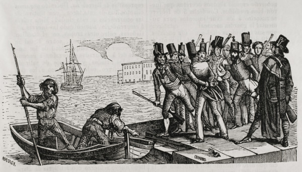 First Carlist War, (1833-1840), Barcelona, Catalonia, 1836, (1845).  Creators: Chamorro, Miranda.