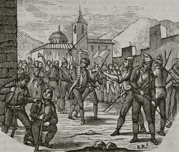 Biscayan uprising, War of Roussillon, (1793-1795), 1851.  Creator: Unknown.