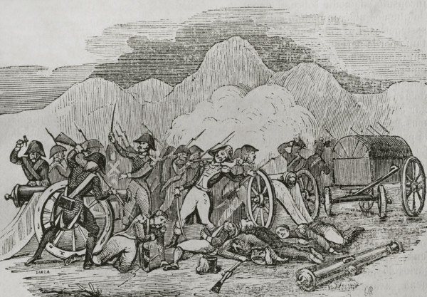 Feat of captain Manuel José Pineda, (January 1795), War of Roussillon (1793-1795), 1851.  Creator: Unknown.