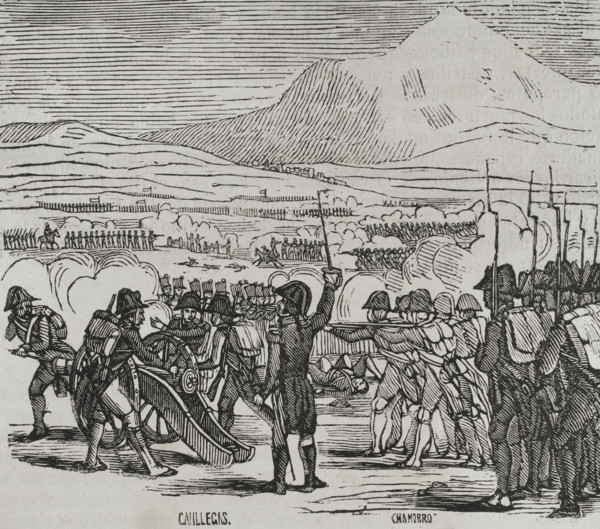 Battle of Mas Deu, (May 19, 1793), War of Roussillon, (1793-1795), 1851.  Creator: Unknown.
