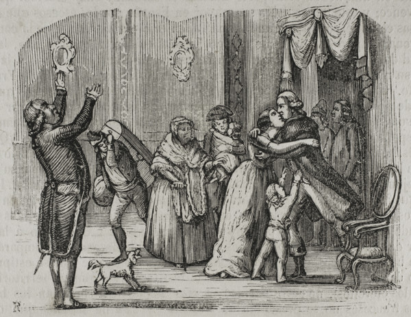 Return of the Basque emigrants, War of Roussillon, (1793-1795), 1851. Creator: Unknown.