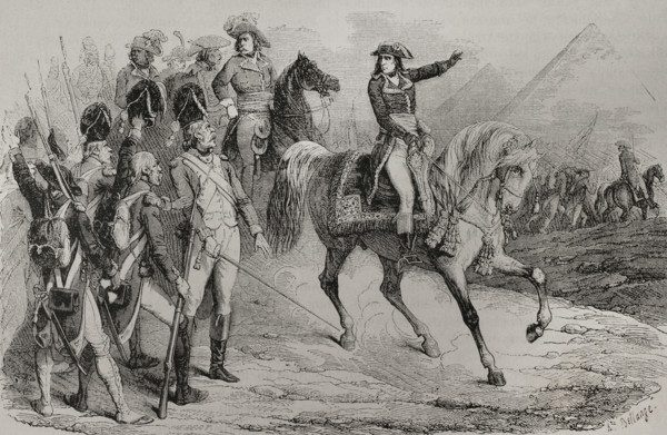 Napoleonic Wars: French Invasion of Egypt, (1798-1801), Battle of the Pyramids, (July 1798), 1879. Creator: Unknown.