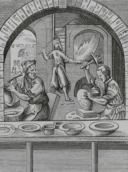 Basin maker, 16th century, (1878). Creator: Unknown.