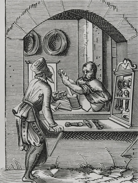 Wire worker, 16th century, (1878).  Creator: Unknown.