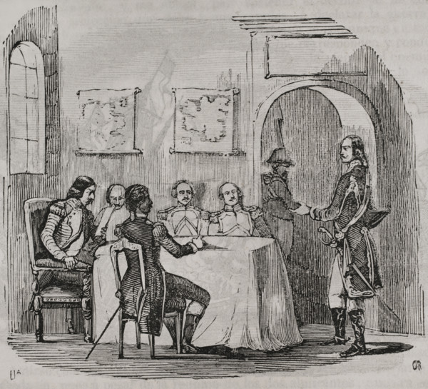 War Council of generals in 1799, (1851).  Creator: Unknown.