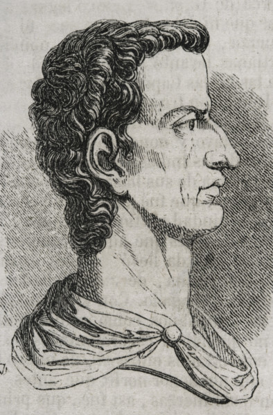 Tiberius, (42 BC-37 AD), second Roman emperor, Julio-Claudian dynasty, 1852.  Creator: Unknown.
