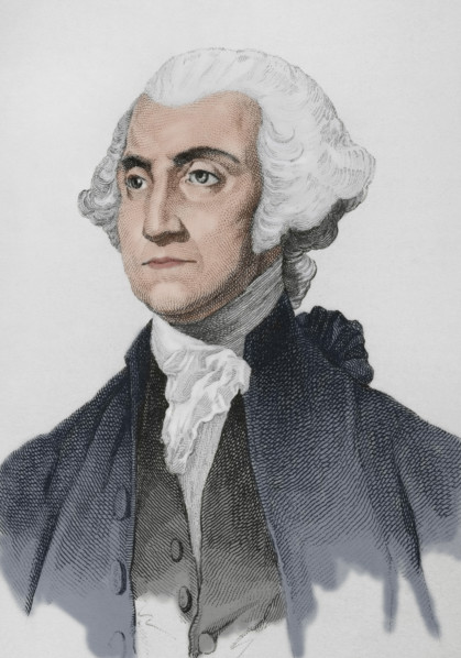George Washington, (1732-1799), First president of the United States, (1789-1797)..., 1837 (1850). Creator: Emile Louis Vernier.