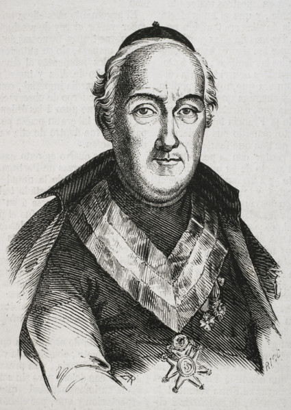 Juan Escoiquiz, (1747-1820), Spanish writer, politician and clergyman, 1853. Creator: Bernardo Rico.