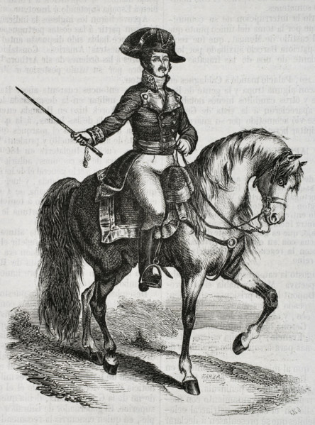 José de Palafox y Melci, 1st Duke of Zaragoza, (1775-1847), Spanish general at Peninsular War, 1853. Creators: Eusebio Zarza, Bernardo Rico.