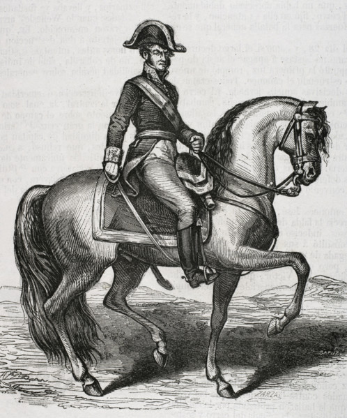 Luis Lacy Gautier, (1775-1817), Spanish general who stood out for his actions in..., 1853.  Creators: Eusebio Zarza, Tomás Carlos Capuz.