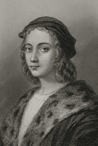 Raphael, (1483-1520), Italian Renaissance artist, 1856. Creator: Charles Geoffroy.