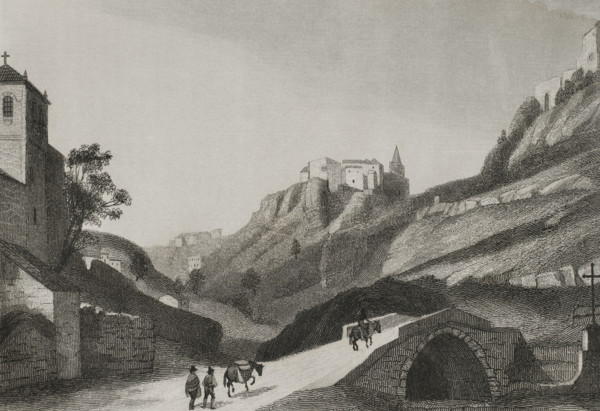 Alhama, Granada province, Andalusia, Spain, 1853.  Creator: Antonio Roca Sallent.