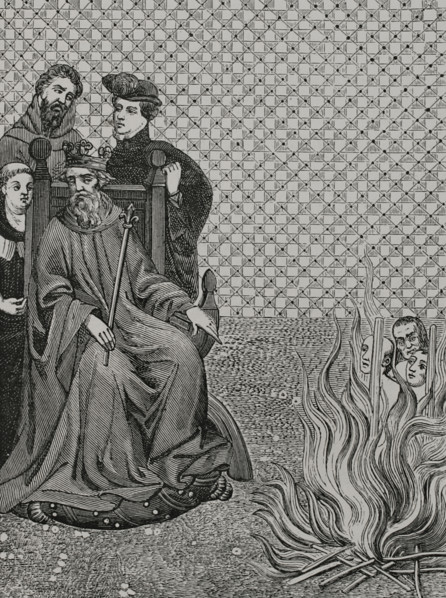 Disciples of the Parisian philosopher and theologian Amalric of Bena tried in 1210...1877.  Creator: Unknown.