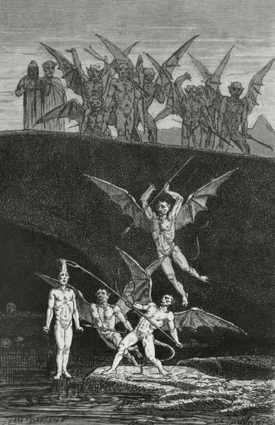 The Divine Comedy, (1307-1321): Inferno (Hell), 1888. Creator: Jean Edouard Dargent.
