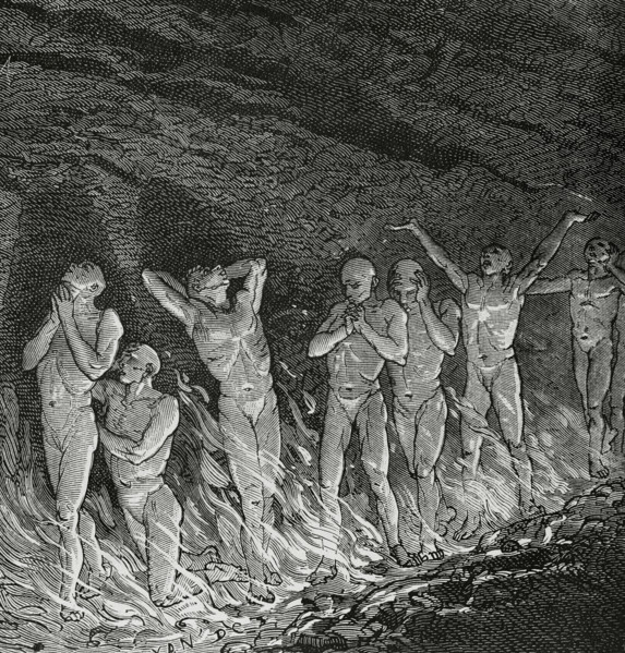 The Divine Comedy, (1307-1321): Purgatory, 1888.  Creator: Jean Edouard Dargent.