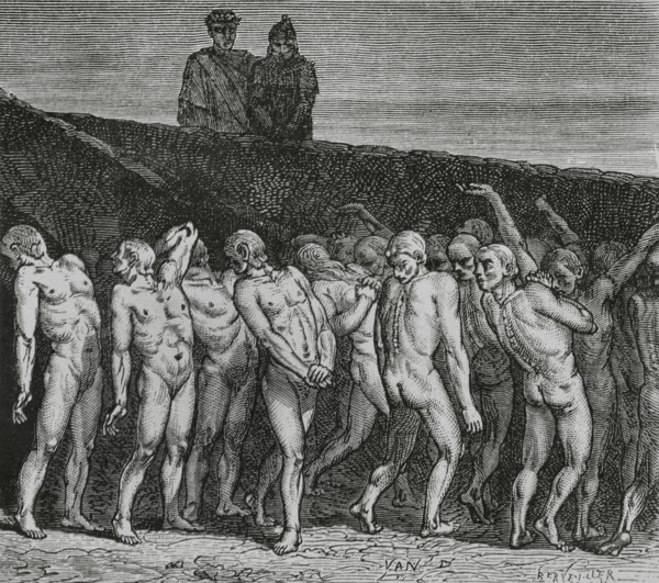 The Divine Comedy, (1307-1321): Inferno (Hell), 1888. Creator: Jean Edouard Dargent.