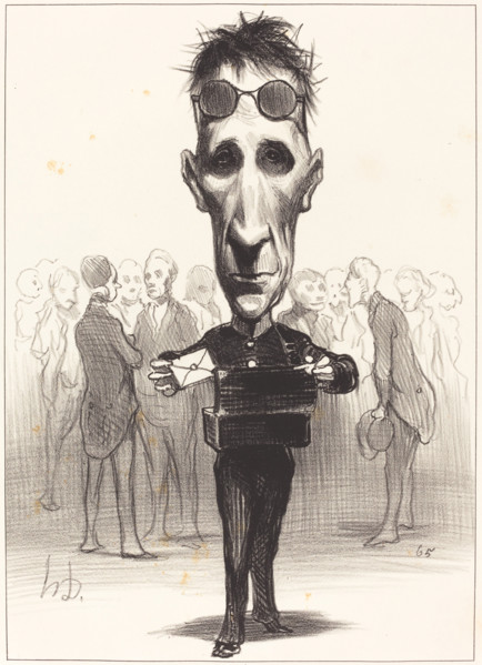 Félix Saint-Priest, 1849. Creator: Honore Daumier.
