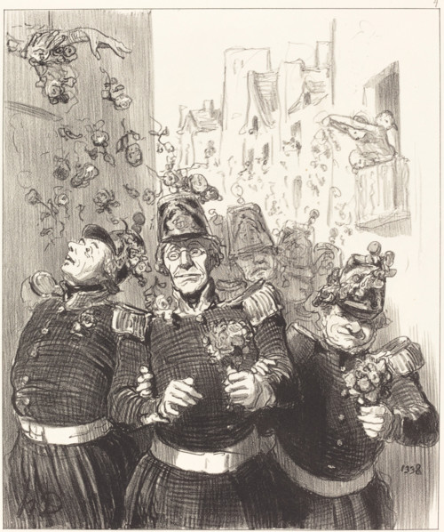 Rifolard est plus charmé que jamais..., 1848. Creator: Honore Daumier.
