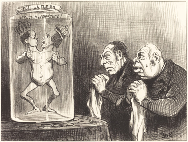 Regrets Superflus!, 1851. Creator: Honore Daumier.