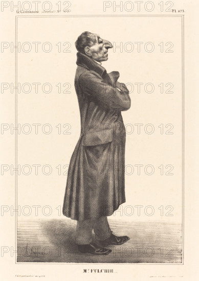 Mr. Fulchir.., 1833.  Creator: Honore Daumier.