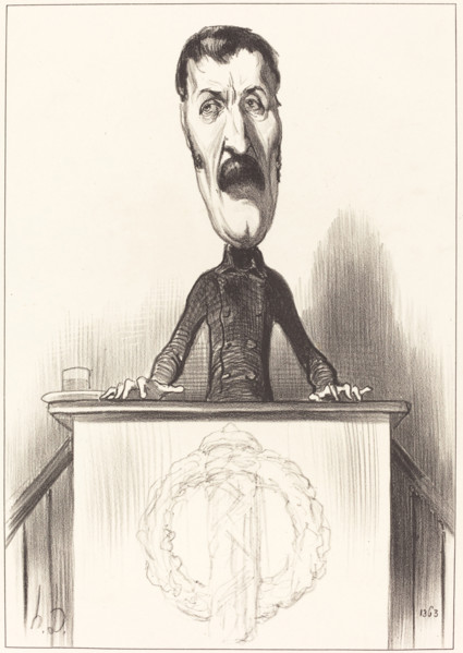 Jules Bastide, 1849. Creator: Honore Daumier.