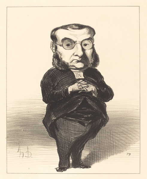 Coquerel, 1849. Creator: Honore Daumier.