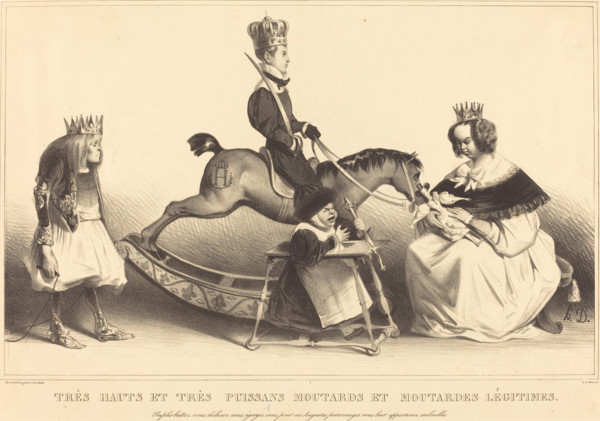 Très hauts et très puissans moutards et moutardes légitimes, 1834. Creator: Honore Daumier.