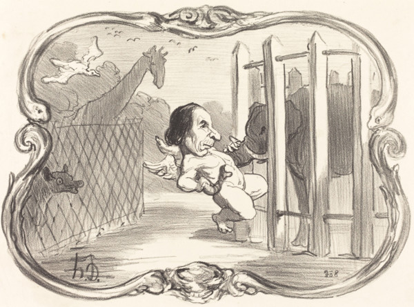Les Malheurs du chimiste Dumas, 1851. Creator: Honore Daumier.