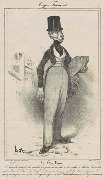 Le Tailleur, September 27, 1835. Creator: Honore Daumier.