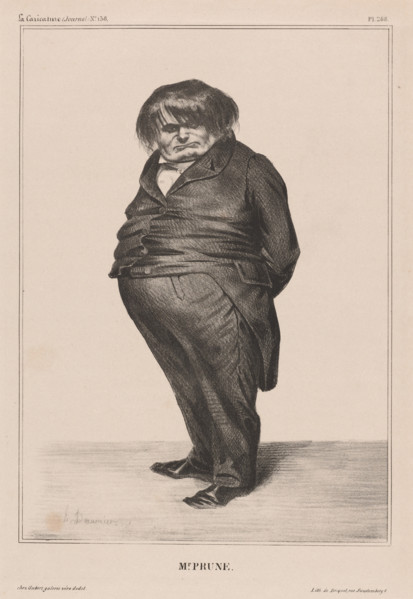 Docteur Prunelle, 1833. Creator: Honore Daumier.