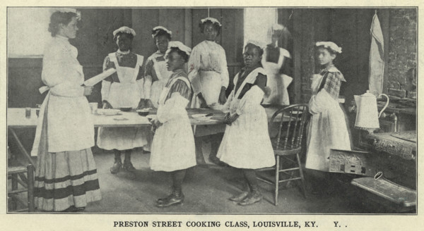 Preston Street cooking class, Louisville, K.Y, 1910. Creator: Unknown.