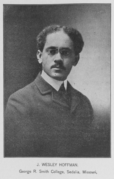 J. Wesley Hoffman; George R. Smith College, Sedalia, Missouri, 1902. Creator: Unknown.