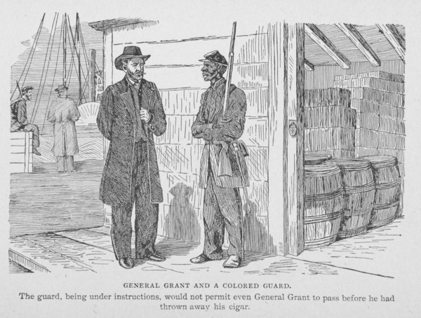 General Grant and a colored guard, 1902. Creator: Unknown.