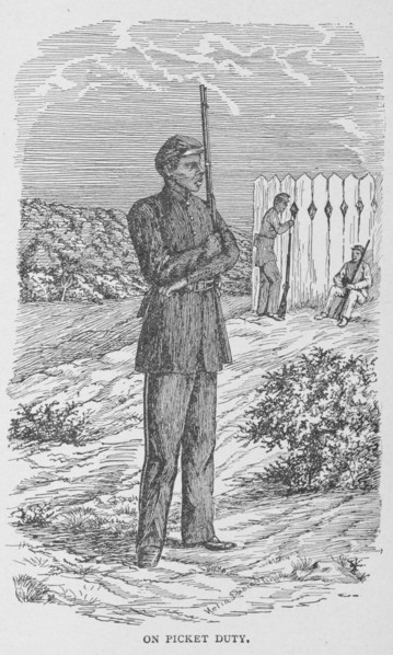 On picket duty, 1902. Creator: Unknown.