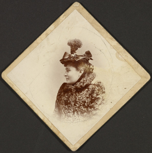 Portrait of a woman, 1889-1910. Creator: George M Dempsie.