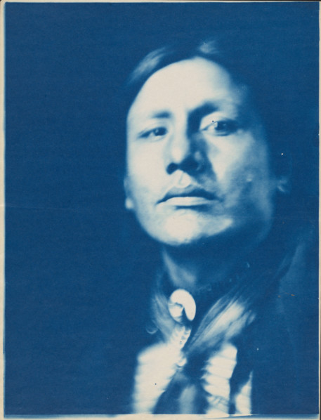 A Sioux Chief, 1898. Creator: Joseph Turner Keiley.