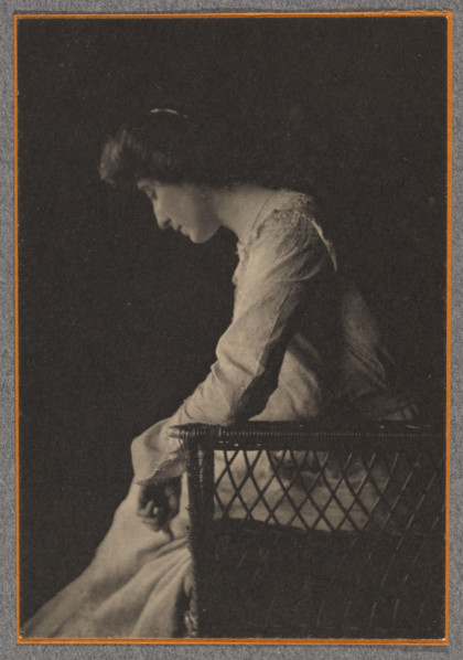 Portrait of Mercedes de Cordoba, 1902. Creator: Joseph Turner Keiley.