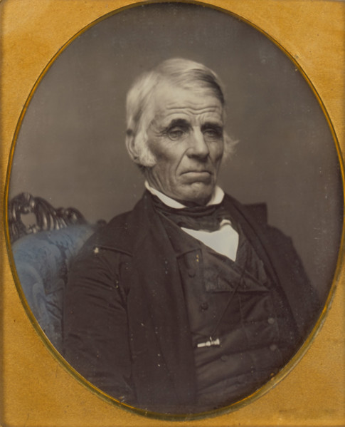 Portrait of a Seated Elderly Man, 1844-1845. Creator: Lorenzo G. Chase.